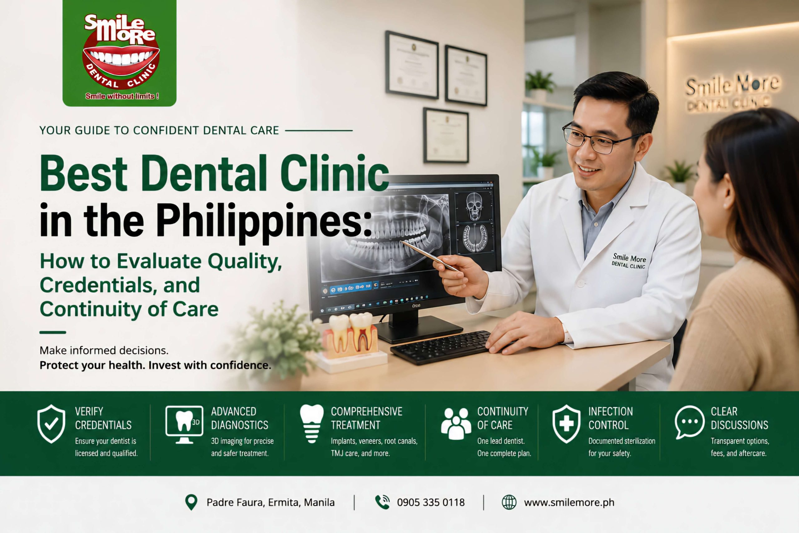 Best dental clinic in the Philippines - consultation with digital x-ray and treatment planning